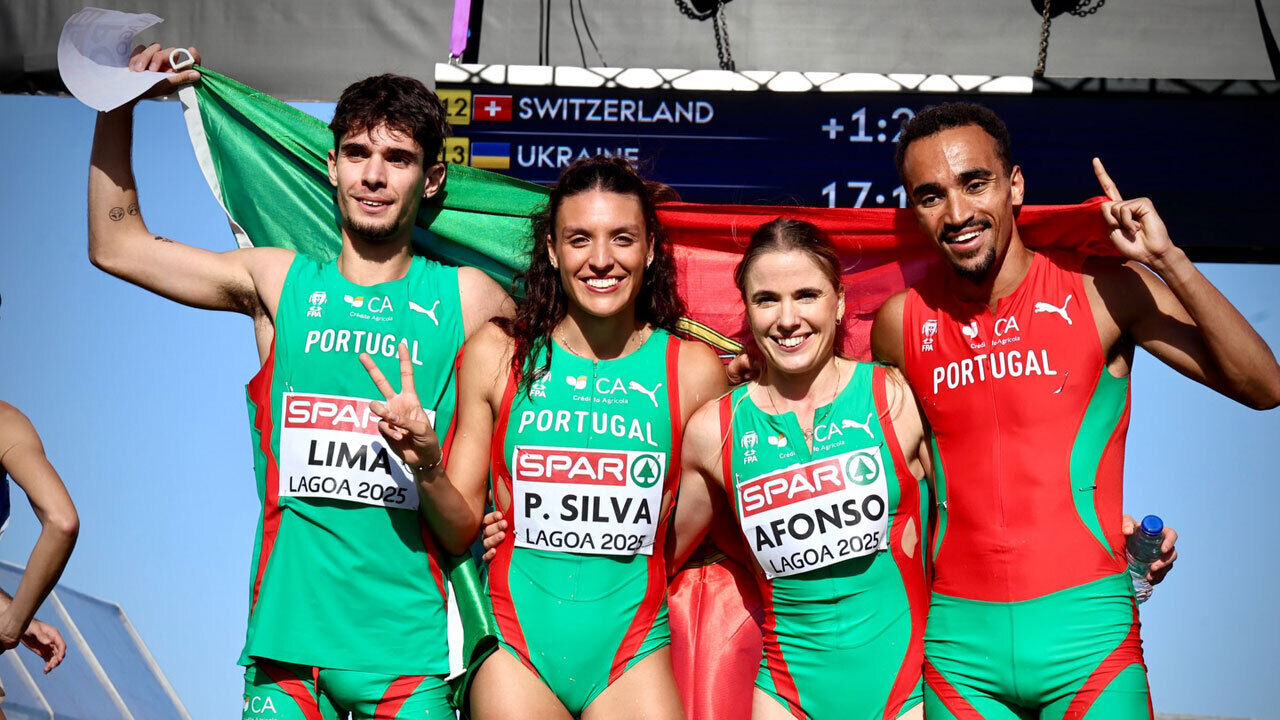 Portugal vice-campeão europeu de estafetas mistas de crosse