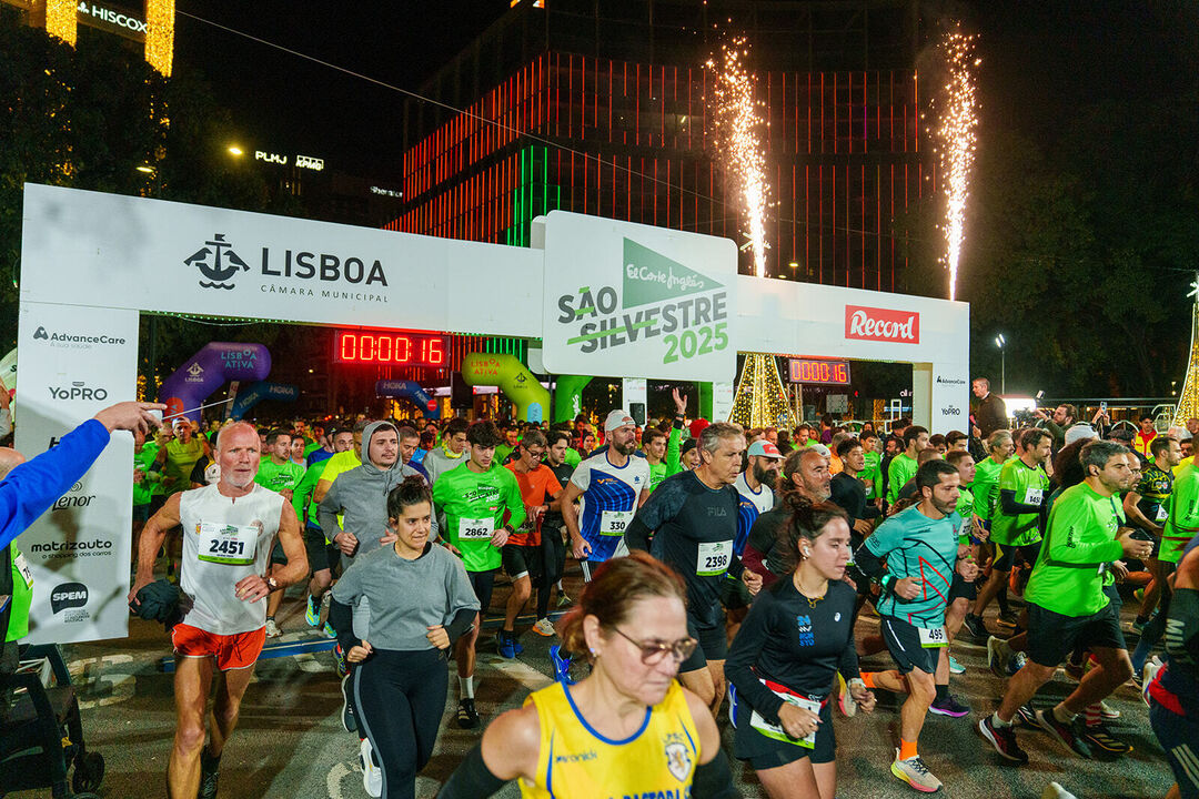 Milhares correm na São Silvestre El Corte Inglés em Lisboa com apoio da AdvanceCare