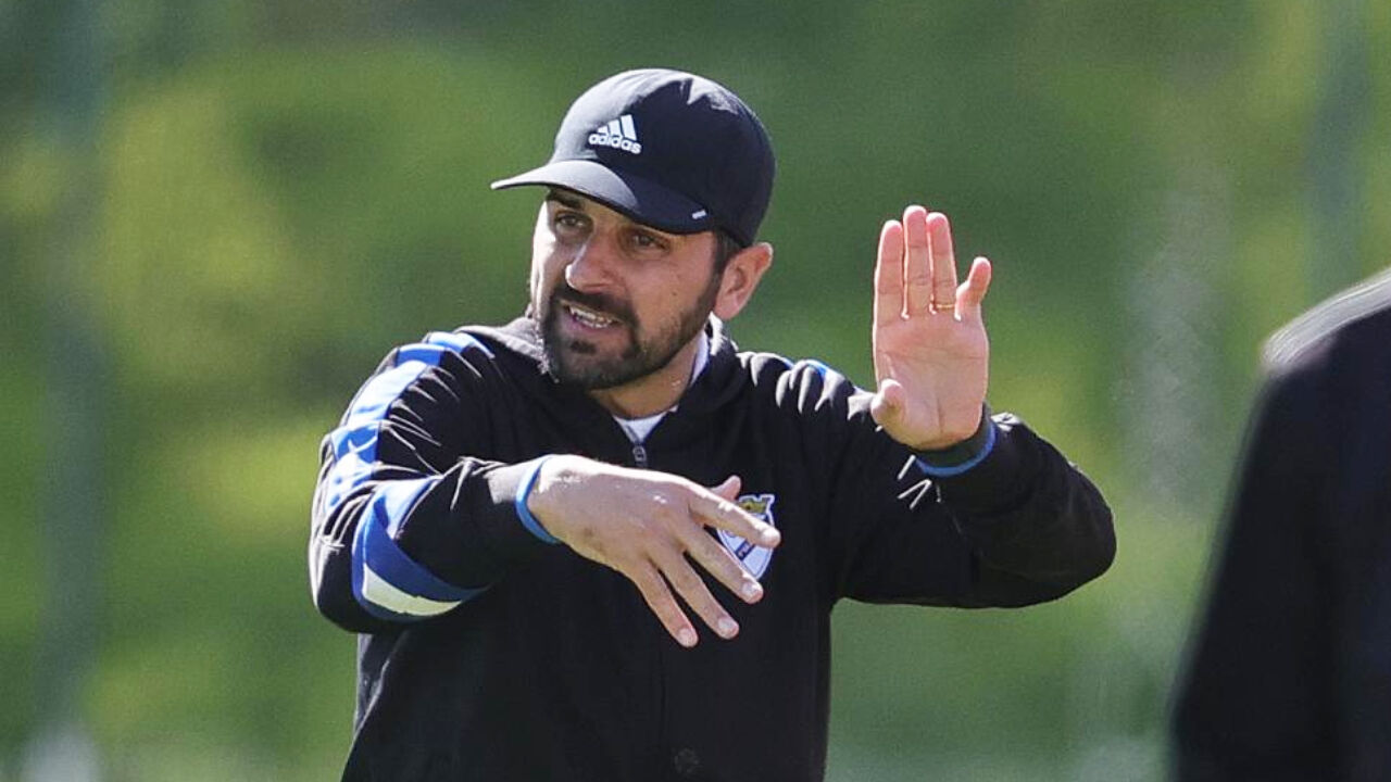 Pedro Caneco, treinador do 1.º Dezembro