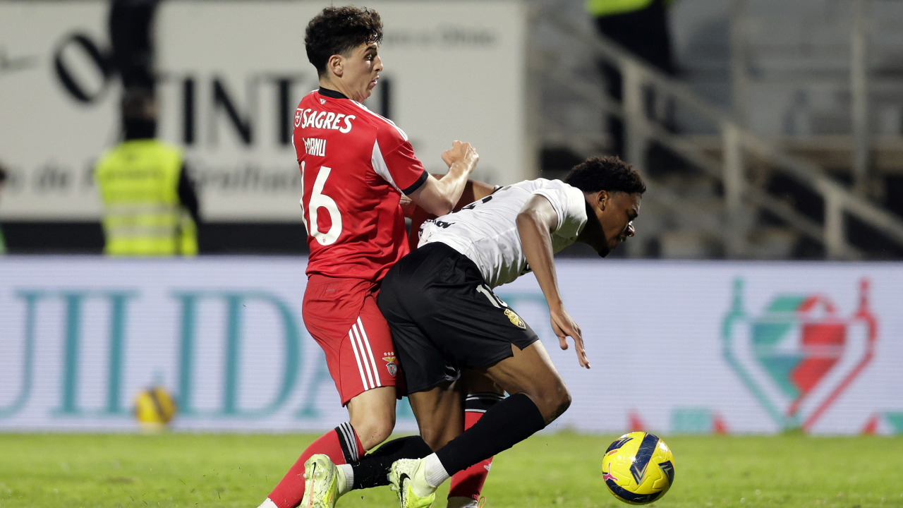 Manu Silva, jogador do Benfica