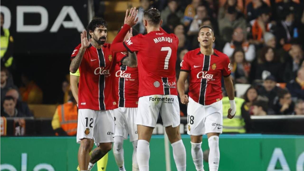 Samu Costa marca no empate do Maiorca frente ao Valencia