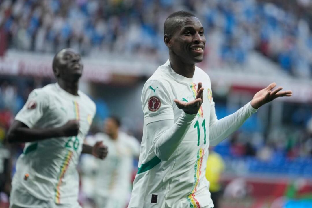 Nicolas Jackson, avançado do Senegal, em destaque