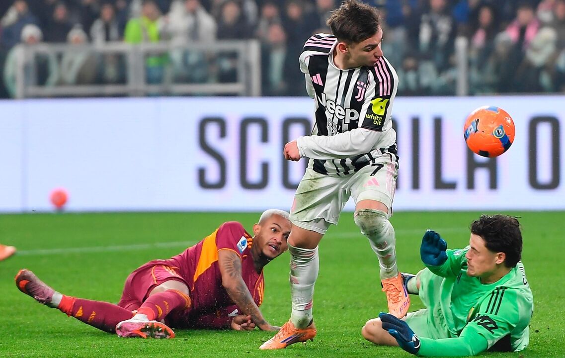 Francisco Conceição lesiona-se no jogo contra a Roma e fica de fora do Juventus-Pisa