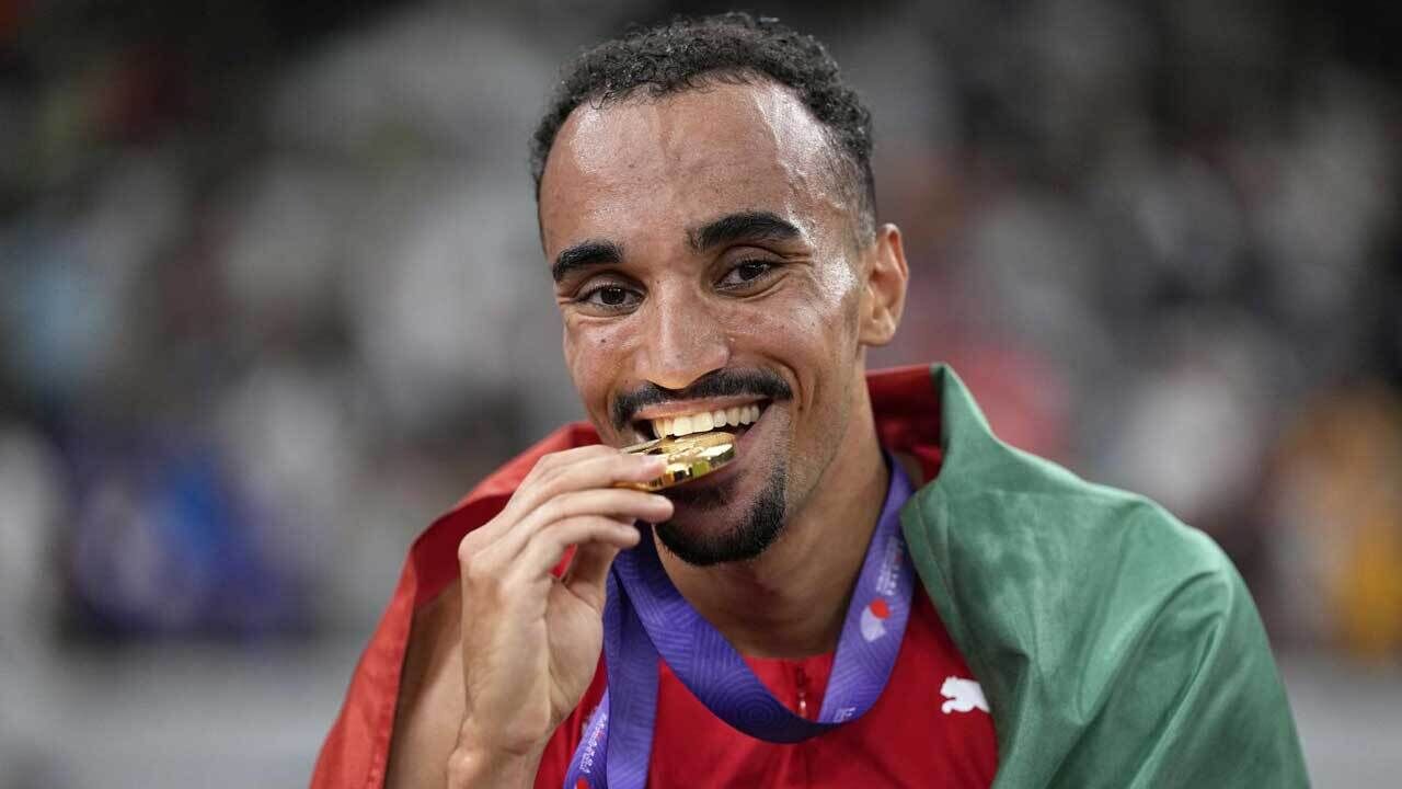 Isaac Nader campeão mundial dos 1500 metros