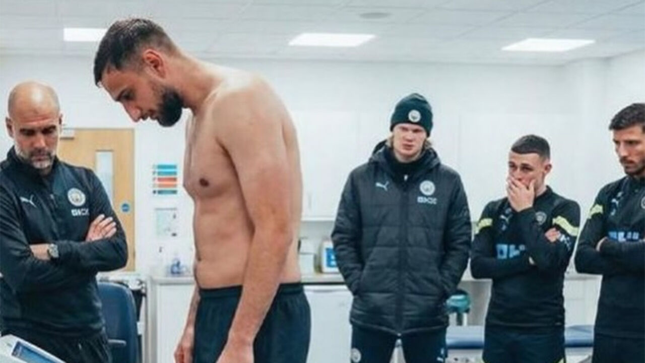 A foto partilhada por Donnarumma 