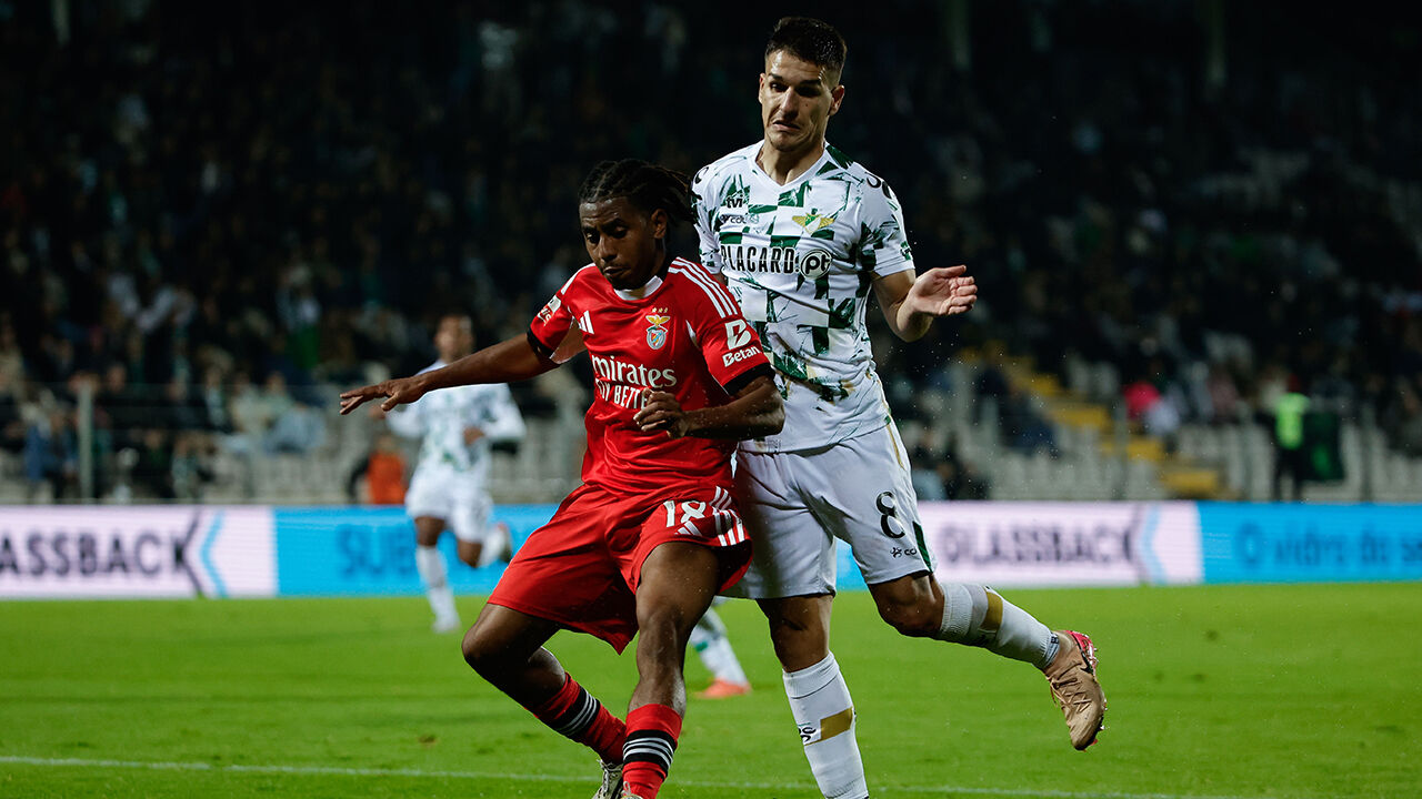 Barreiro em destaque no jogo Braga vs Benfica