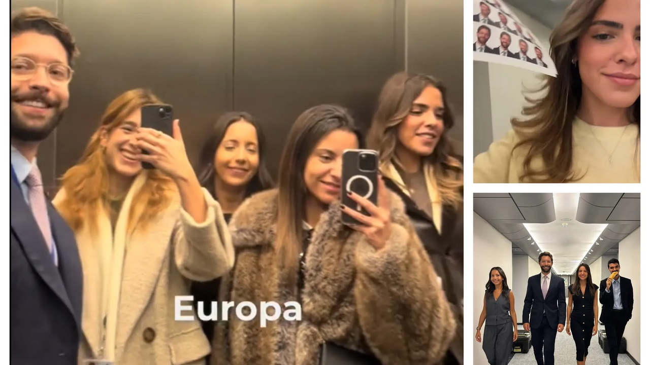 Frames das redes sociais de Bruno Gonçalves com os seus assessores