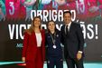 Seleção feminina recebida na Cidade do Futebol