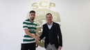 As imagens da sessão fotográfica de Gonçalo Inácio após renovar com o Sporting