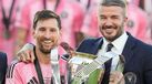 David Beckham e Messi conquistaram MLS pela primeira vez