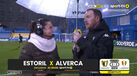 Ian Cathro, técnico do Estoril, protegeu jornalista da chuva após jogo com o Estrela da Amadora