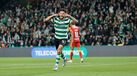 Futebol: Jogador do Sporting festeja golo frente ao Rio Ave