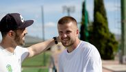 Dier numa visita à Academia em 2022