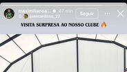 Ex-companheiros no Sporting desfrutam de visita surpresa ao clube com padel