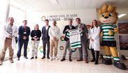 Rui Borges, Frederico Varandas e Bernardo Palmeiro visitam o Hospital Garcia de Horta