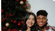 Alisson com a namorada Heloísa