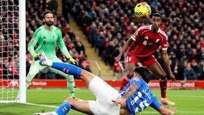 Jogo Liverpool-Sunderland no estádio Anfield