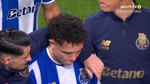 Pepê em lágrimas após o FC Porto-V. Guimarães: «É algo pessoal, está a passar por um momento difícil»