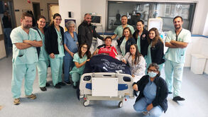 Francisco Maravilha foi surpreendido pela Fundação Benfica e pela Unidade Local de Saúde de Santa Maria