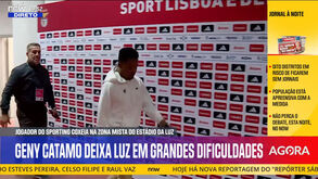 Geny Catamo deixou a Luz em dificuldades: as imagens do extremo do Sporting a coxear