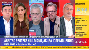 Vítor Pinto e o 'intocável' Hjulmand: «A narrativa já está a circular, já não se fala que Mourinho perdeu 8 pontos em 8 jornadas...»