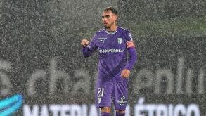 Ricardo Horta festeja golo pelo Sp. Braga