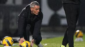 Carlos Vicens durante o Famalicão-Sp. Braga