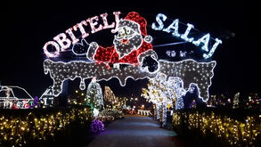 Mais de 5 milhões de luzes e muita cor: a extravagante decoração de Natal em casa rural na Croácia