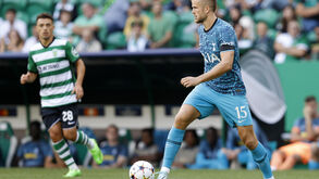 Eric Dier na última vez que defrontou o Sporting, em 2022, pelo Tottenham, em Alvalade