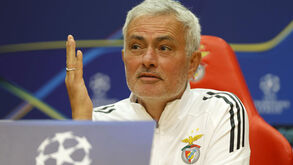 José Mourinho em conferência de imprensa