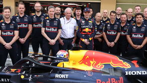 Helmut Marko com a Red Bull 