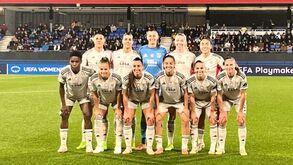 Onze do Benfica em Barcelona