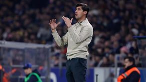 David Maside no jogo do Sintrense com o FC Porto para a Taça de Portugal 