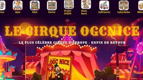 Site 'Le cirque OGC Nice' foi criado recentemente