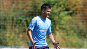 Ronald Molina nos treinos da equipa principal do Vizela