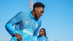 Samu no treino do FC Porto