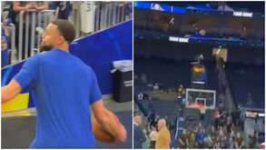 Parece inteligência artificial, mas não é: o estrondoso lançamento de Curry às portas do balneário 