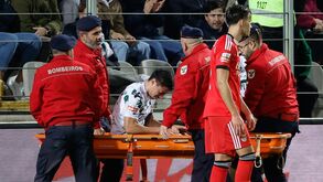 Vasco Sousa contraiu uma grave lesão no Moreirense.Benfica