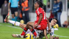 Leandro Barreiro lesionou-se no jogo com o Moreirense