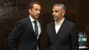 Frederico Varandas com Rui Borges na cerimónia dos prémios Stromp