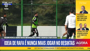 Acabou! Rafa Silva não quer mais o Besiktas e só pensa no Benfica