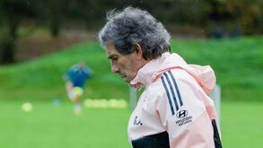 Guillermo Almada no primeiro treino pelo Oviedo