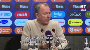 Treinador do Besiktas diz que 