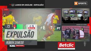 A entrada que valeu expulsão e tira Rúben Semedo do jogo com o FC Porto