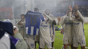 Jogadores do FC Porto dedicaram a Vasco Sousa o golo marcado ao Alverca