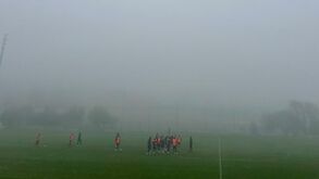 Treino do Chaves sob nevoeiro para preparar jogo com o Marítimo