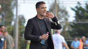 O treinador Tiago Margarido