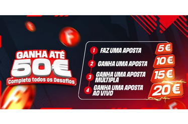 Imagem com os desafios para receber as freebets Betclic