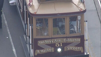 Quinze pessoas feridas após elétrico parar repentinamente em São Francisco  