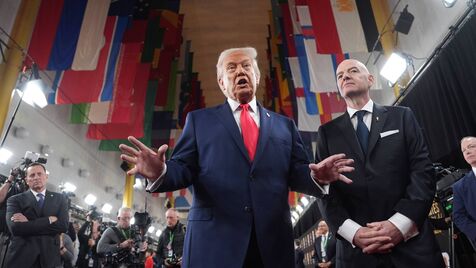 Donald Trump e Gianni Infantino